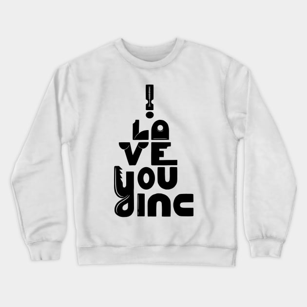 Couple i LOVE you Crewneck Sweatshirt by Merchsides